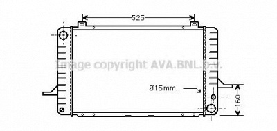 AVA QUALITY COOLING fd2031 -  Радиатор, охлаждение двигателя